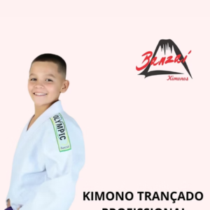 KIMONO TRANÇADO PROFISSIONAL INFANTIL - OLYMPIC