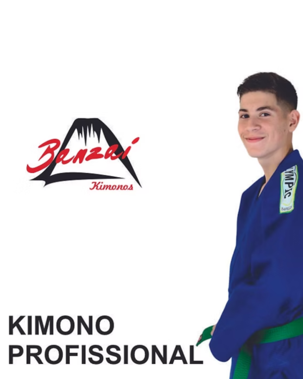KIMONO TRANÇADO PROFISSIONAL ADULTO - OLYMPIC
